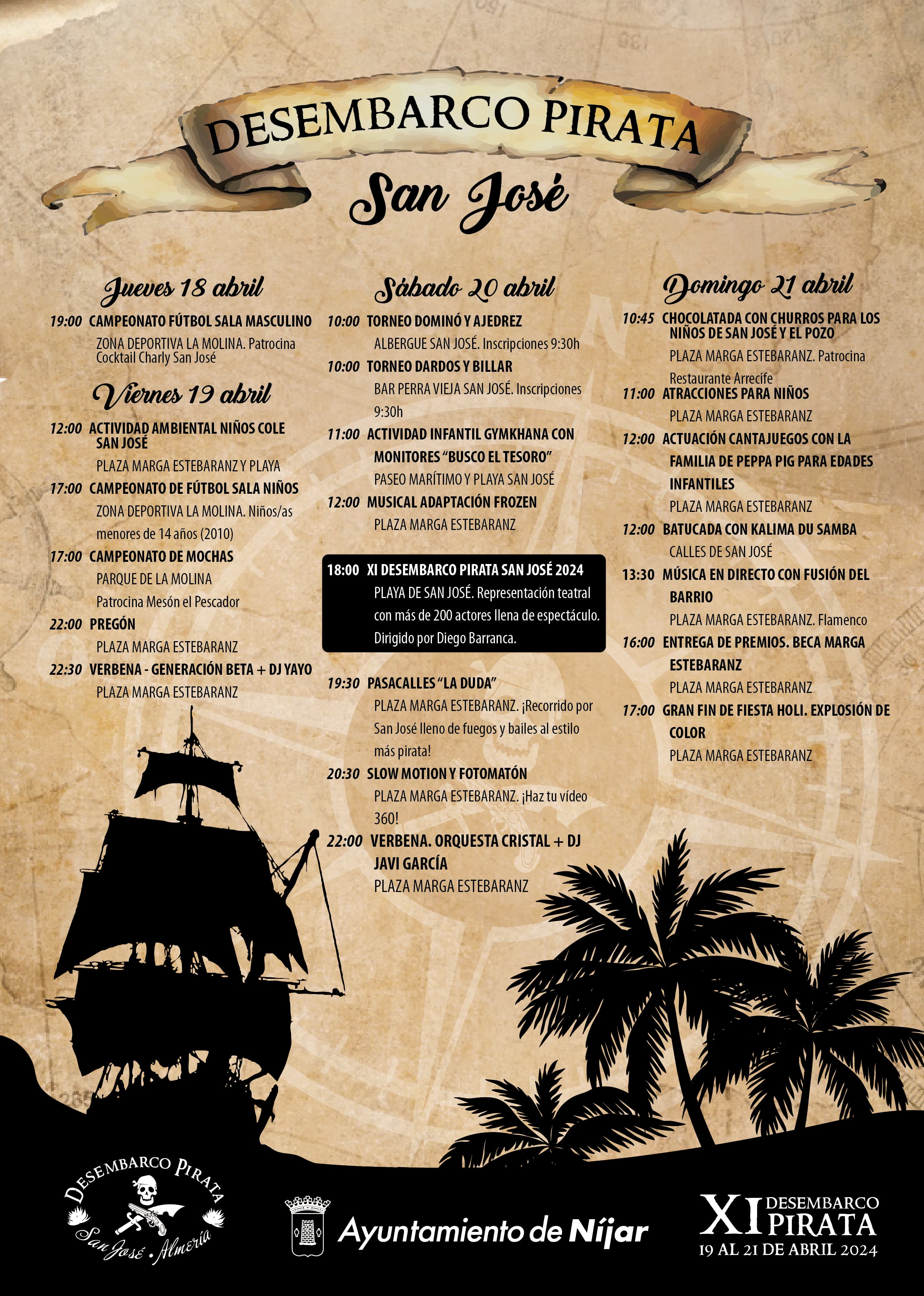 Desembarco Pirata San José 2024