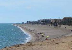 Playa de Roquetas. Fuente: Costa de Almería
