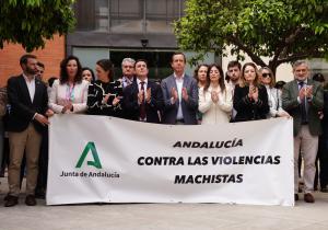 Unidad institucional en repulsa de la violencia machista. 